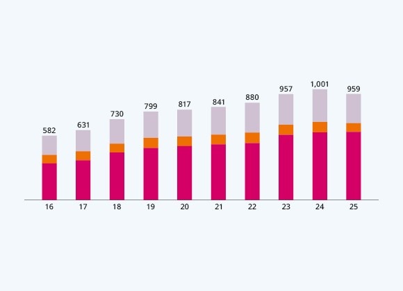 Our Staff by Nationality &ndash; Global